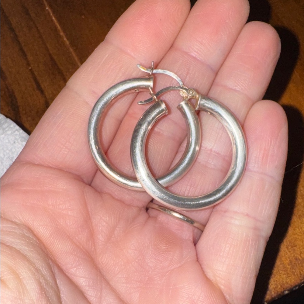 Sterling Silver Hoop Earrings